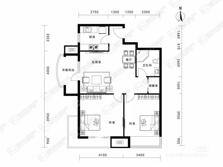 西山林语三区 随时看房·
