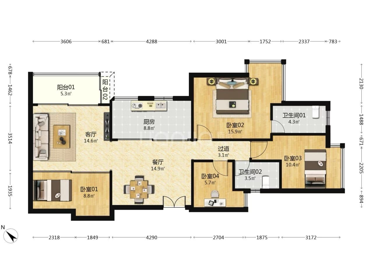 兴达华府 随时看房·