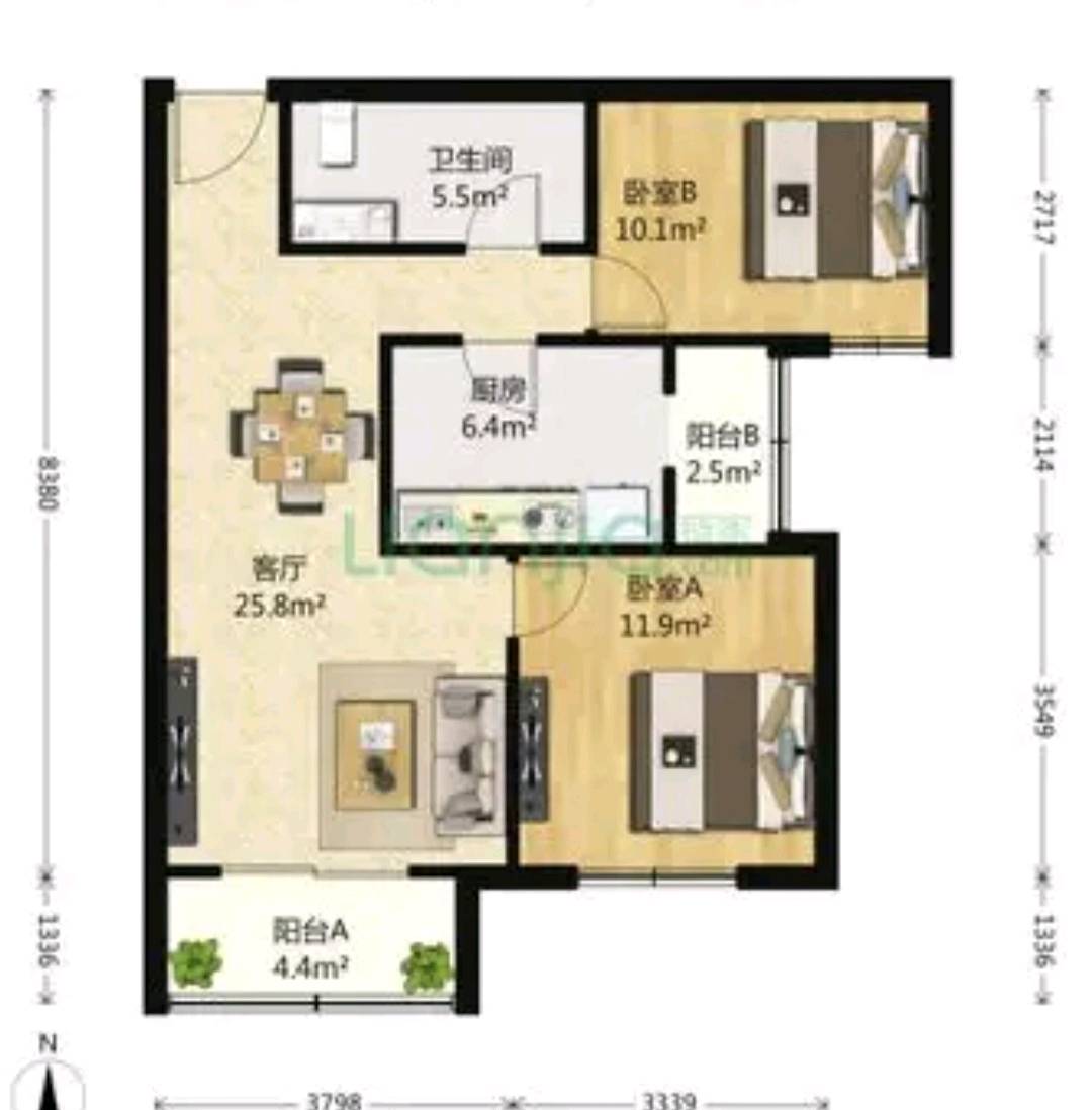 定福家园南里二号院 随时看房·