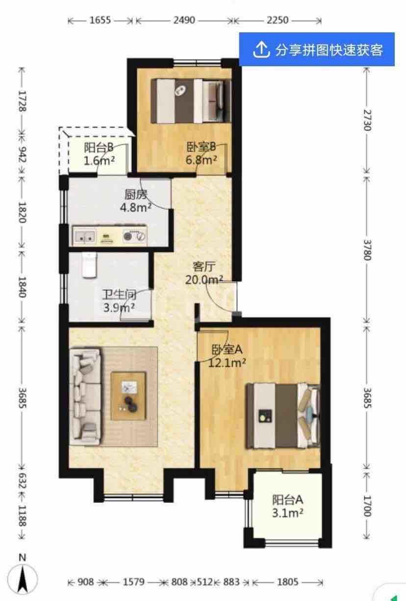 馨佳园八街坊 随时看房·