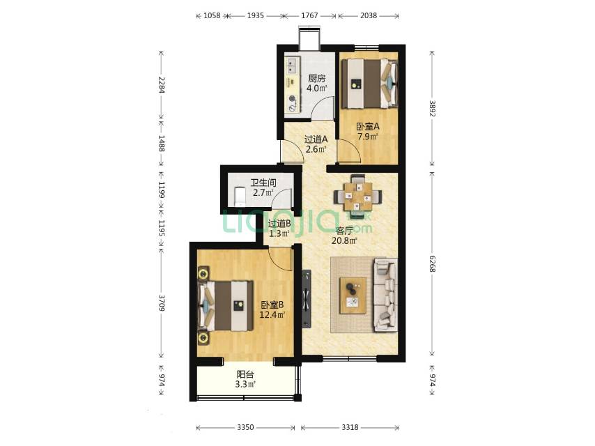 滨河西里中区 随时看房·