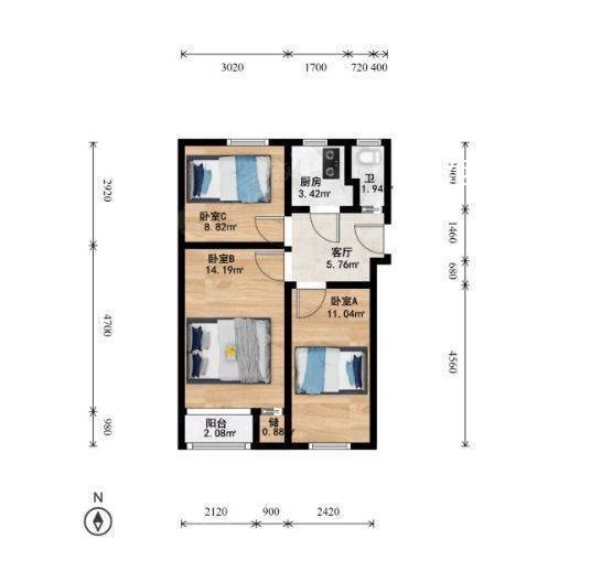 百万庄大街2号院 随时看房·