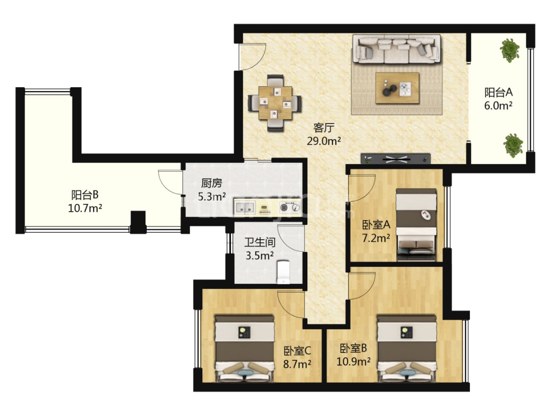丽都世家A区 随时看房·