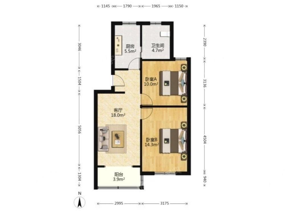 东盛公寓 随时看房·